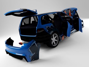 subaru Modèle 3D