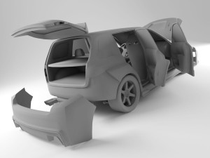 subaru Modèle 3D
