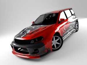 subaru Modèle 3D