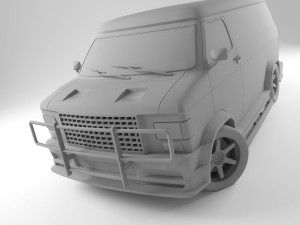van gmc 3Dモデル