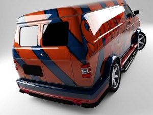 van gmc 3Dモデル