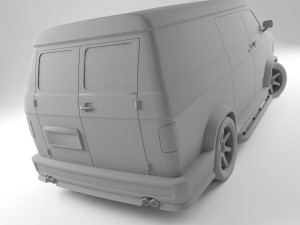 van gmc 3Dモデル
