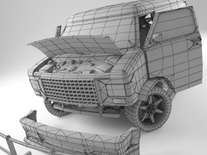 van gmc 3Dモデル