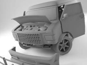 van gmc 3Dモデル