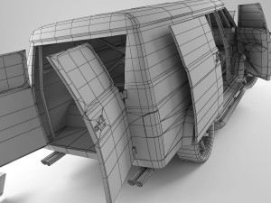 van gmc 3Dモデル