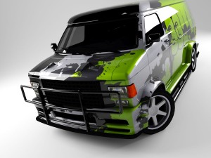 van gmc 3Dモデル