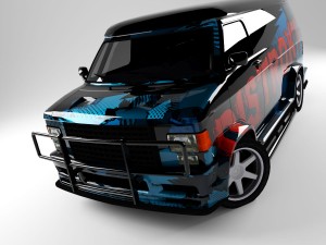 van gmc 3Dモデル