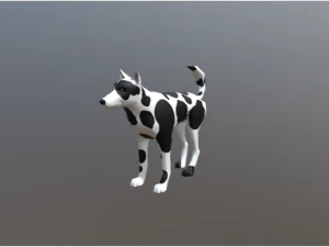 कुत्ता 3D मॉडल