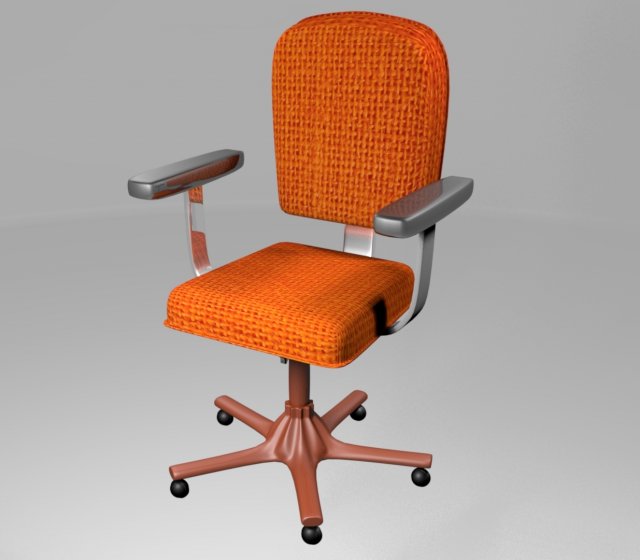 office chair 3d model rigged 3D Model .c4d .max .obj .3ds .fbx .stl .blend 