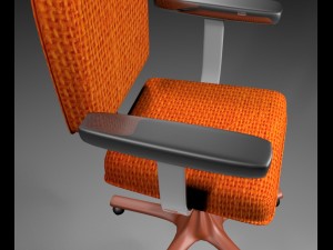 office chair 3d model rigged 3D Model