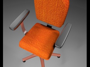 office chair 3d model rigged 3D Model