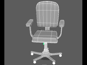 office chair 3d model rigged 3D Model