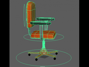 office chair 3d model rigged 3D Model