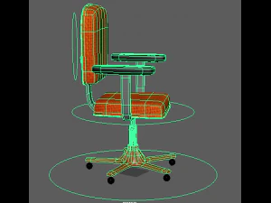 office chair 3d model rigged 3D Model