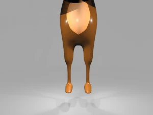 rato de desenho animado Modelo 3D
