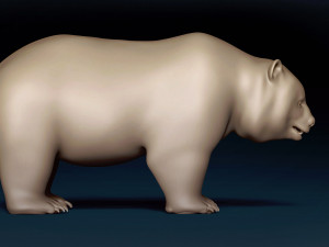 Giant Panda Base Mesh 3D 模型