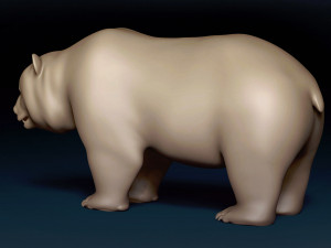 Giant Panda Base Mesh 3D 模型