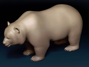 Giant Panda Base Mesh 3D 模型