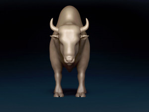 American Bison Base Mesh 3D Model