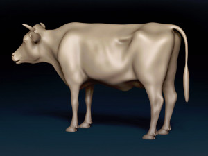 Cow Base Mesh 3Dモデル