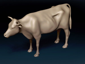 Cow Base Mesh 3Dモデル