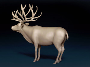 Caribou Base Mesh Modelo 3D