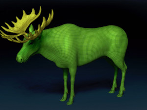 Moose Base Mesh Modelo 3D