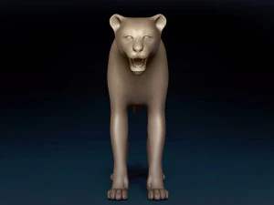 Cheetah Base Mesh 3D Model