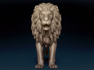 Lion Base Mesh 3D Модель