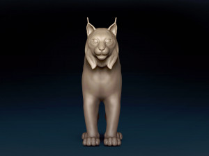 Eurasian Lynx Base Mesh 3D Model
