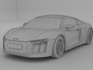 audi r8 2016 Modèle 3D