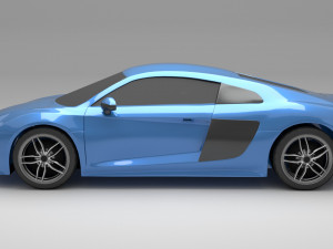 audi r8 2016 Modèle 3D