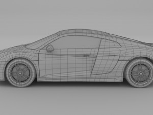 audi r8 2016 Modèle 3D