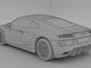 audi r8 2016 Modèle 3D