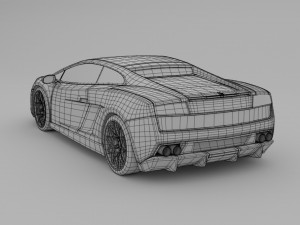 lamborghini lp560-4 Model 3D