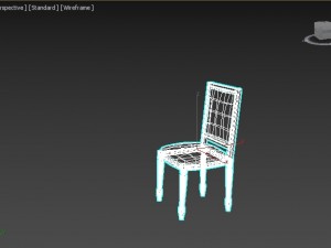 dining table chair 3D Модель