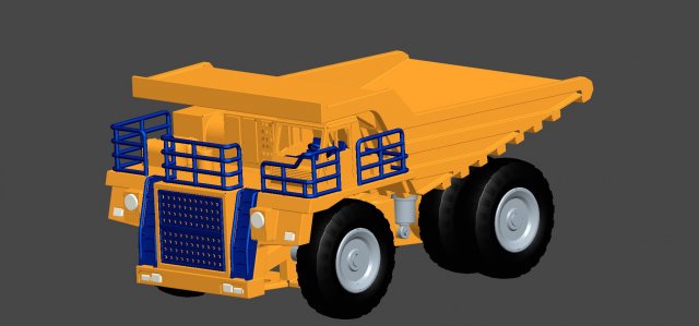 belaz 75131 Modello di stampa 3D .c4d .max .obj .3ds .fbx .stl .blend 