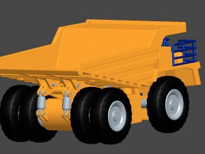 belaz 75131 Modello di stampa 3D