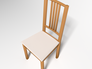 simple chair 3D 모델