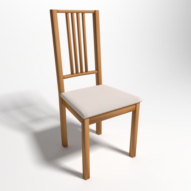 simple chair 3D 모델 .c4d .max .obj .3ds .fbx .stl .blend 