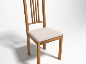 sedia semplice Modello 3D