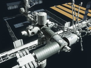 pbr game ready iss space station 3D Model