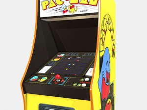 low poly pbr pacman cabinet Modello 3D
