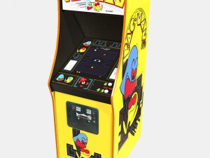 low poly pbr pacman cabinet 3D Model
