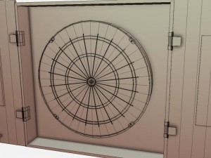 low poly pbr pub dart board 3D मॉडल
