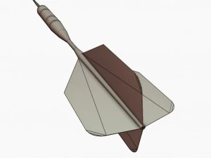 low poly pbr pub dart board 3D Model