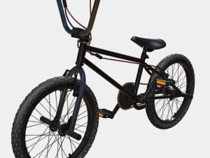 Bici acrobatica bmx low poly pbr Modello 3D