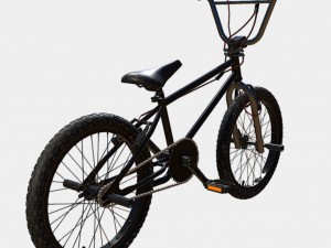 low poly pbr bmx stunt bike 3D Model