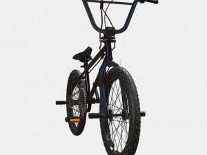 low poly pbr bmx stunt bike 3D Model