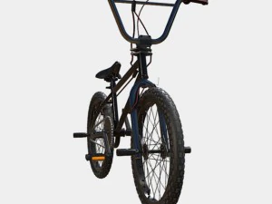low poly pbr bmx stunt bike 3D Model